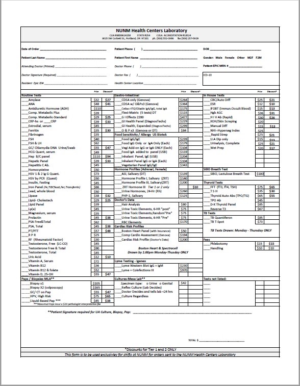 lab-order-form-template