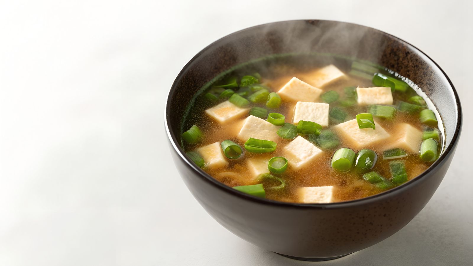 Shiitake Mushroom Miso Soup with Tofu